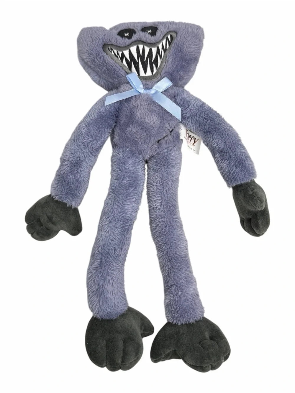 Poppy Playtime Huggy Wuggy Gray Plush 2022 Stitches Horror Figure